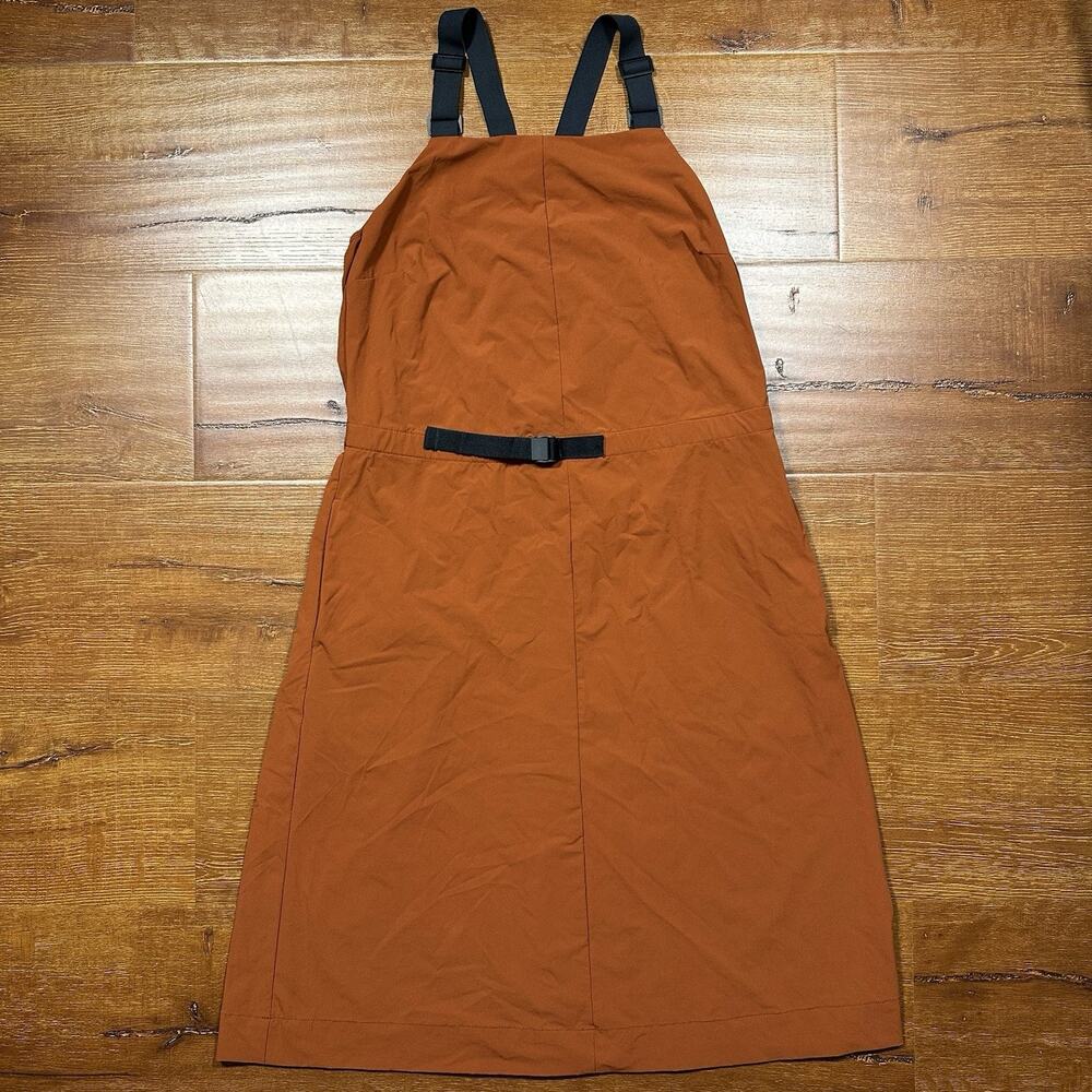 Mountain Hardwear Nylon Dress S Brick Orange Halter Freefall Utility Nature Hike